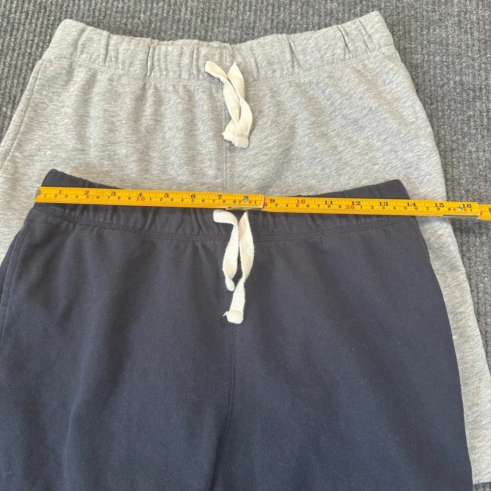 The Childrens Place Boys Fleece Shorts Size 16 XXL Husky Gray Navy 2 Pack Set